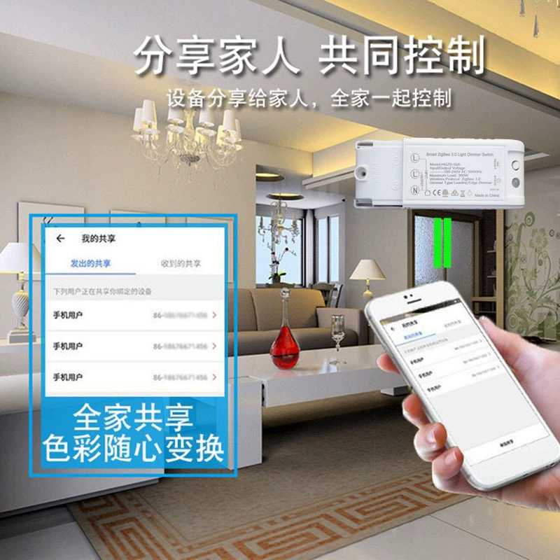 Новый ZigBee3.0 граффити умный поддельный мобильный телефон дистанционное управление голосовое управление Alexa