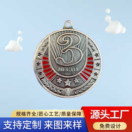 批发立体感锌合金徽章色泽光亮艳丽使用长久徽章奖牌纪念礼品