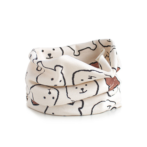 Kaitao Factory Wholesale Children's Scarf Autumn and Winter Pullover Cotton Korean Style Scarf Boneless Neck Sleeve Warm Sleeve