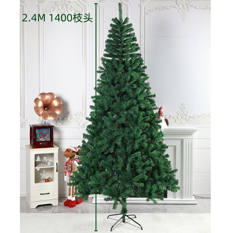 2025 nueva Navidad de tamaño completo pe hogar sala de estar decoración de árbol de Navidad al aire libre decoraciones al por mayor