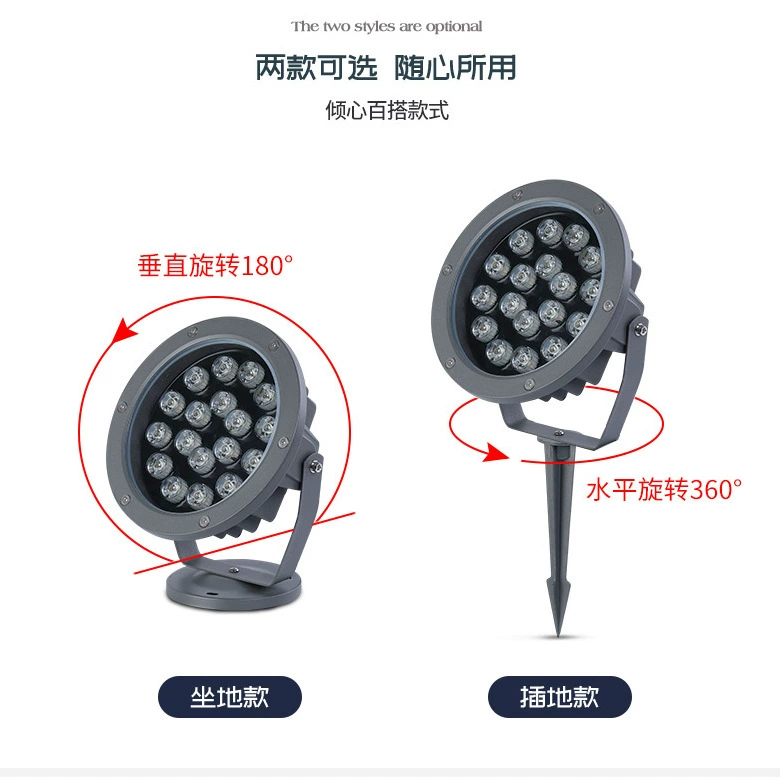 Travel LED garden lights, spotlight