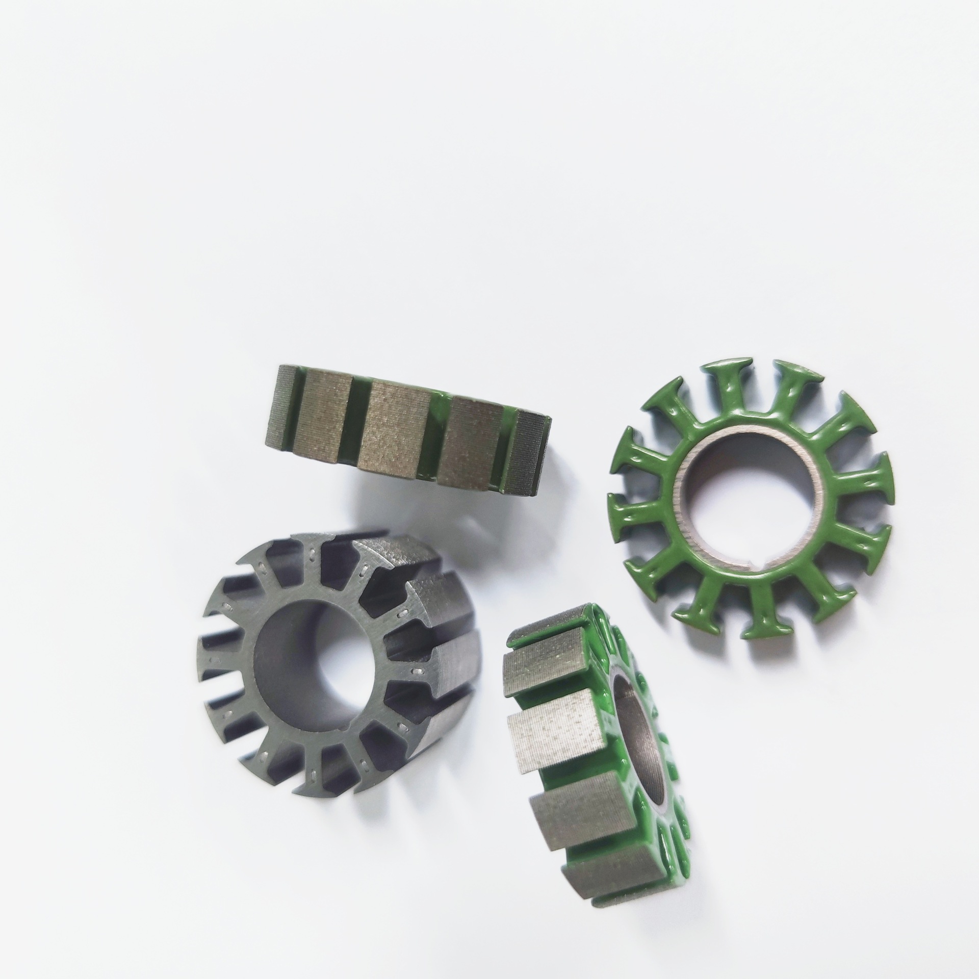 无刷电机铁芯点转子精密冲压航模云台电机铁芯冲压喷粉上粉定 制