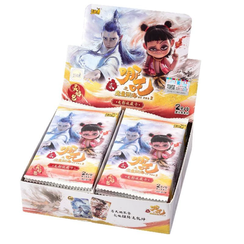 Карточная игра Нэжa 2 Карта Магия Ребенка Морской дух Пламя Пакет Фильм Коллекция Карточная периферия Пакет Игры Вся коробка Творческие подарки