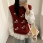 气质无袖可爱复古马夹