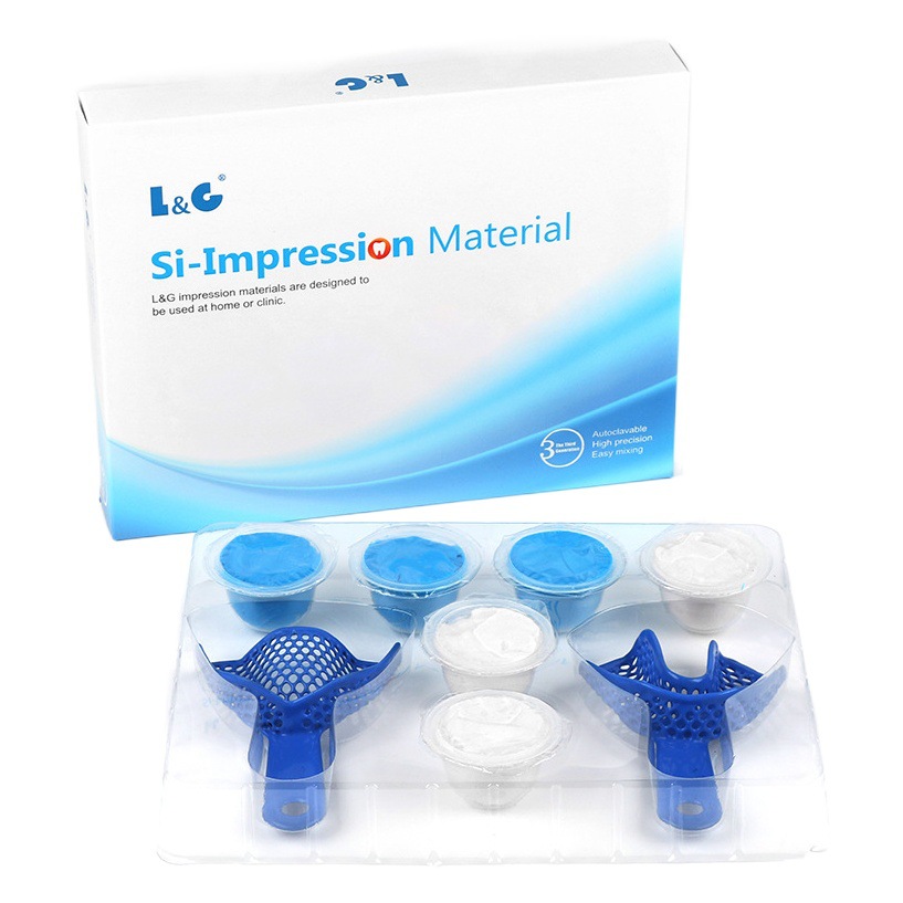 Material de impresión [pequeñas cantidades disponibles] material de impresión de caucho de silicona para aparatos dentales y retenedores.