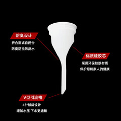 Downward sewer odor seal ring washing machine drainage pipe anti-insect silicone core kitchen sewer pipe floor drain odor plug batch