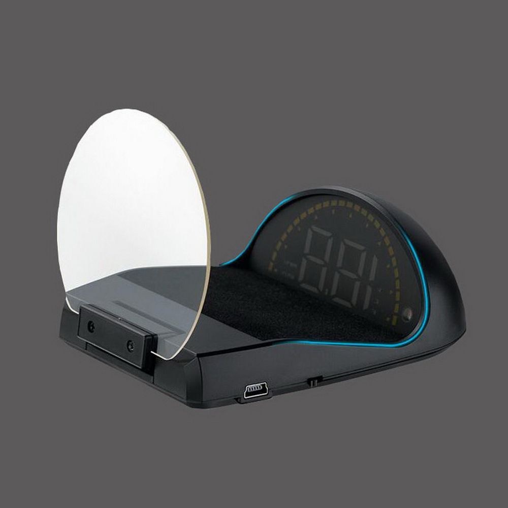 C700 Car-Mounted 3.5inch Head-Up Display Obd2 Driving Computer Speed High-Definition Projection Head-Up Display Yellow and White