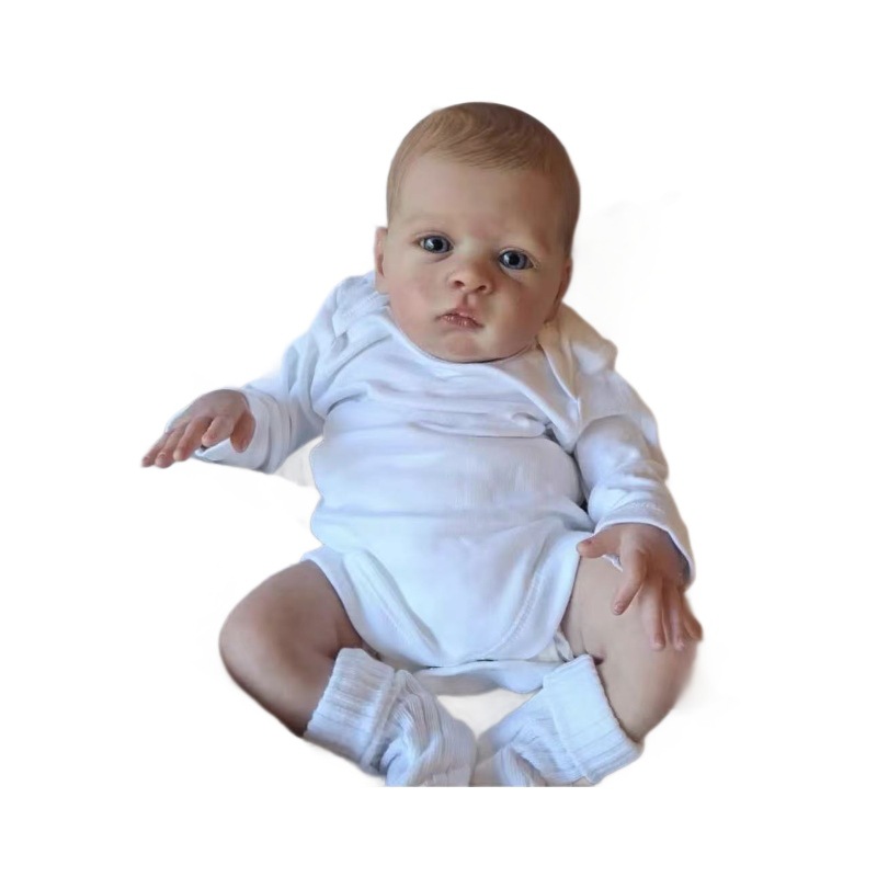 Muñeca de juguete de simulación de renacimiento de 19inch, muñeca de juguete de simulación única original de exportación de comercio exterior OSKAR