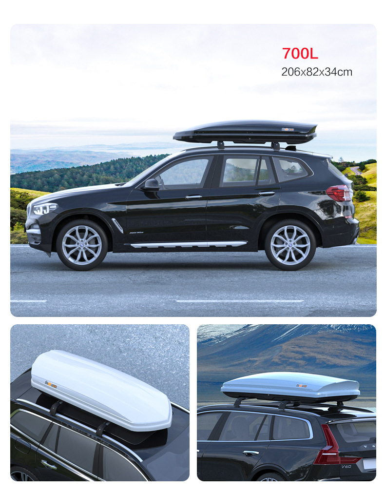【700L Roof Box】Direct Sales from the Manufacturer, In-Stock Supply, Universal Car Roof Box