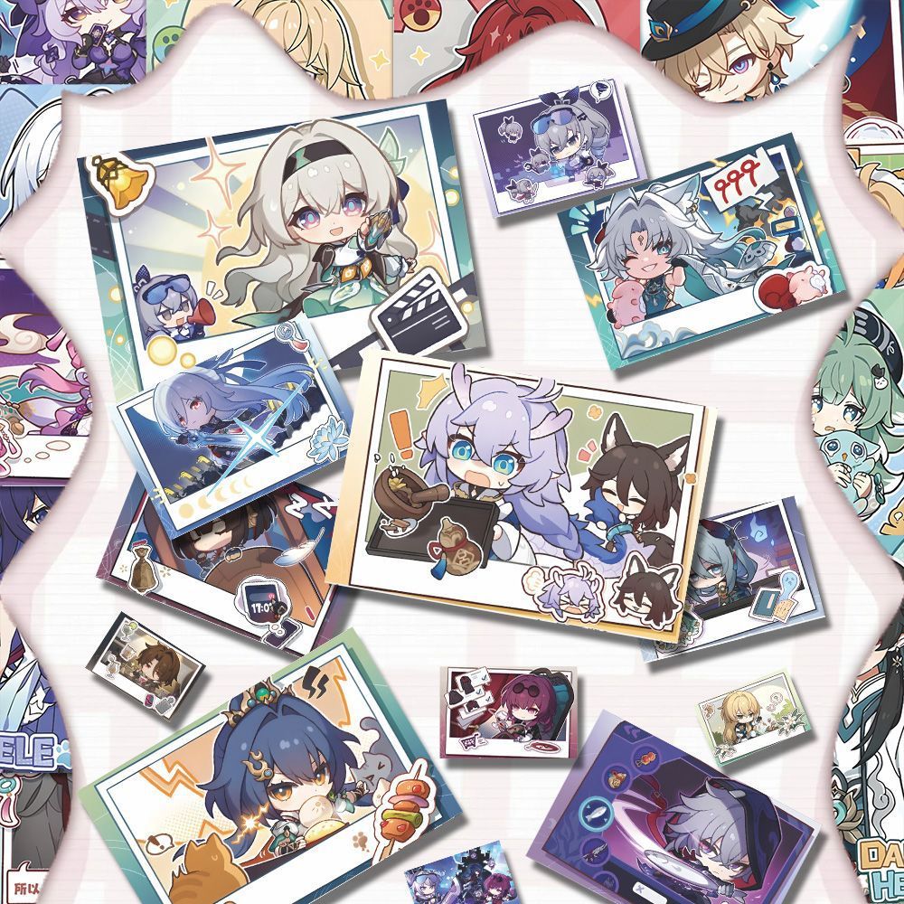 108 pegatinas de hierro rotas de alto valor facial adorable creativo estrellas rotas del ferrocarril fluido fluido Danheng pegatinas decorativas impermeables