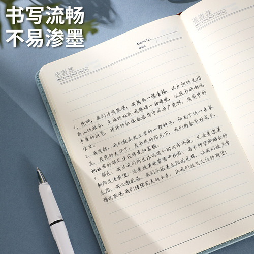 Factory Thickened Notebook Wholesale Business  Deer Head Notebooks Skin Texture Literary Internet Celebrity Handmade Diary Custom