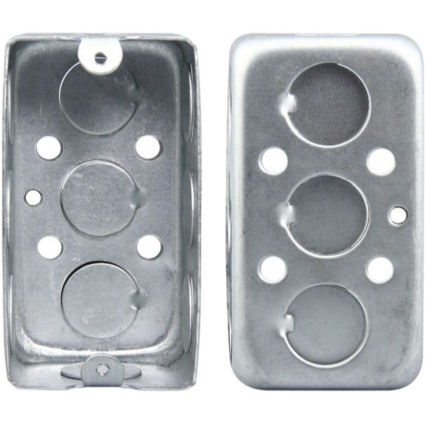 Caja de conexiones de placa galvanizada estándar de América del Sur Caja de conexiones de placa galvanizada estándar de América del Norte Caja de conexiones de conmutación octagonal 4 * 2 / 4 * 4 image 6