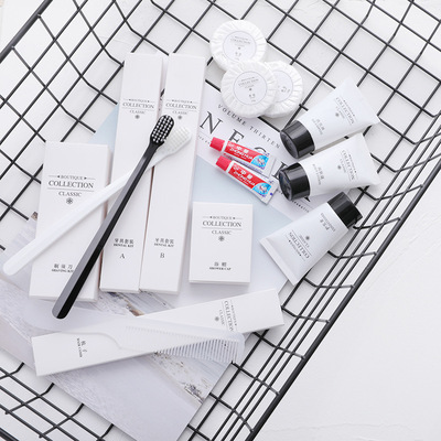 星级酒店用品一次性牙刷牙膏套装牙具二合一高档民宿宾馆洗漱用品|ru