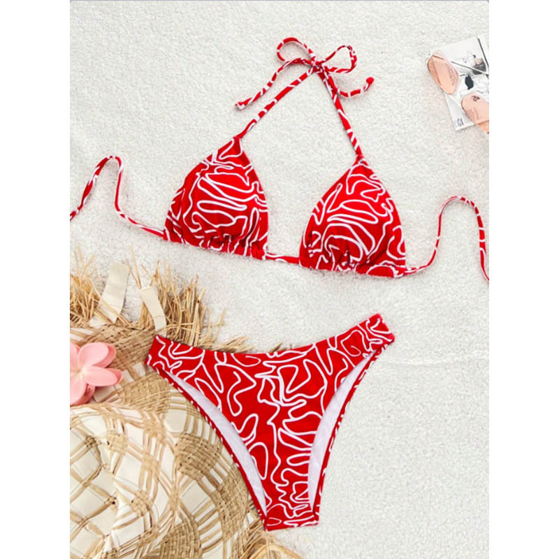 Amazon AliExpress transfronterizo Europa y Estados Unidos una variedad de trajes de baño divididos bikini de mujer trajes de baño de spa de playa