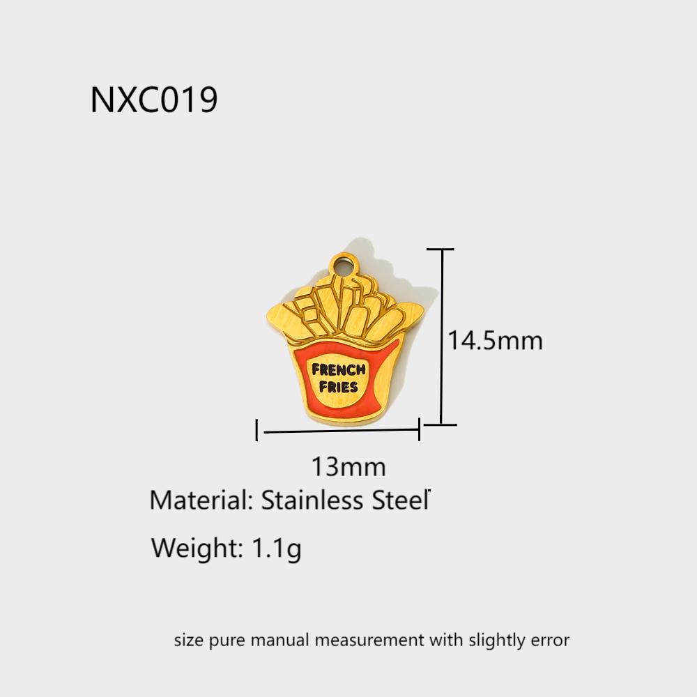 1g Weight 0.03µm-0.05µm Gold Plating Thickness PVD Coated Gold Plating Process Pendant Jewelry Making Type 18K Real Gold Plated Plating Material 1 Piece Quantity 304 Stainless Steel Material Geometric, Heart Shape, French Fries Pattern IG Style, Modern Style Style Enamel Craft 1 Piece 304 Stainless Steel Geometric Heart Shape French Fries Polished Pendant DIY Ornament Accessories 2