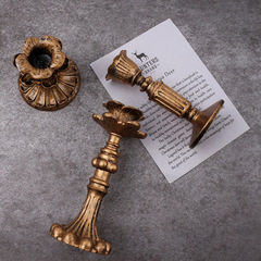 ins風復古做舊燭台拍照道具蠟燭拍攝背景家居裝飾品擺拍攝影道具