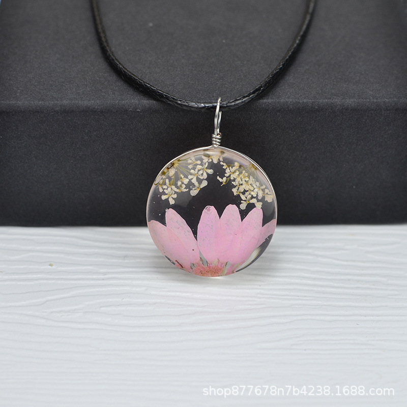 화이트 레이스 + 핑크 크리스탈 국화