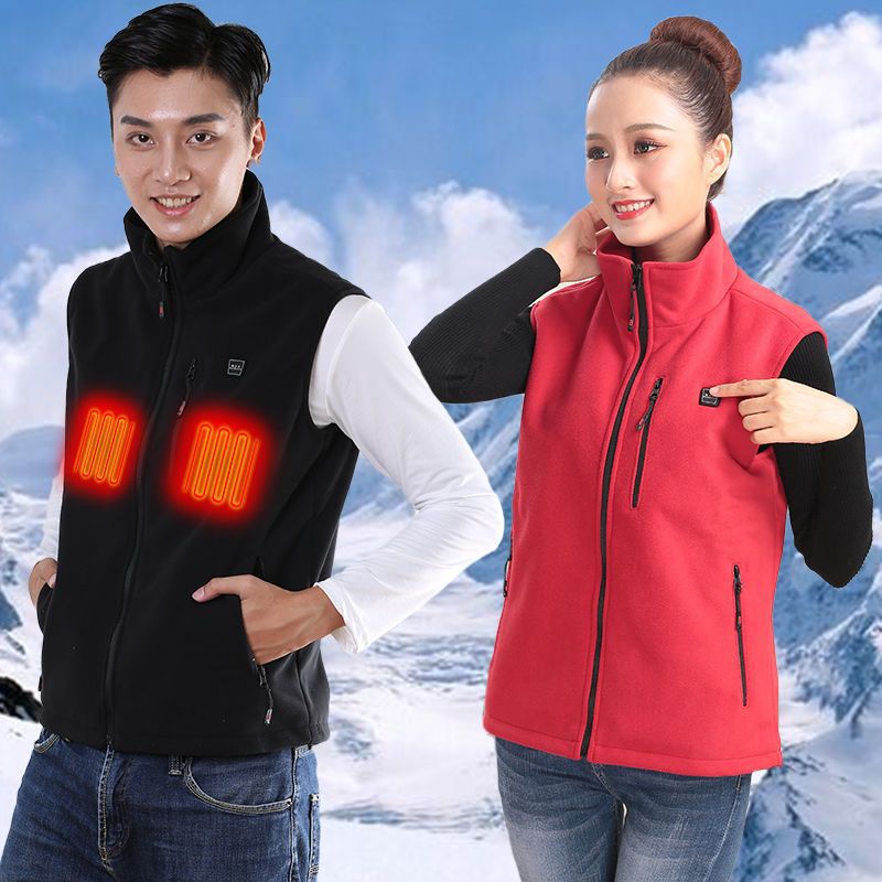 electrothermal Vest heating vest fever Riding skiing heating Warm clothes Windbreak waterproof