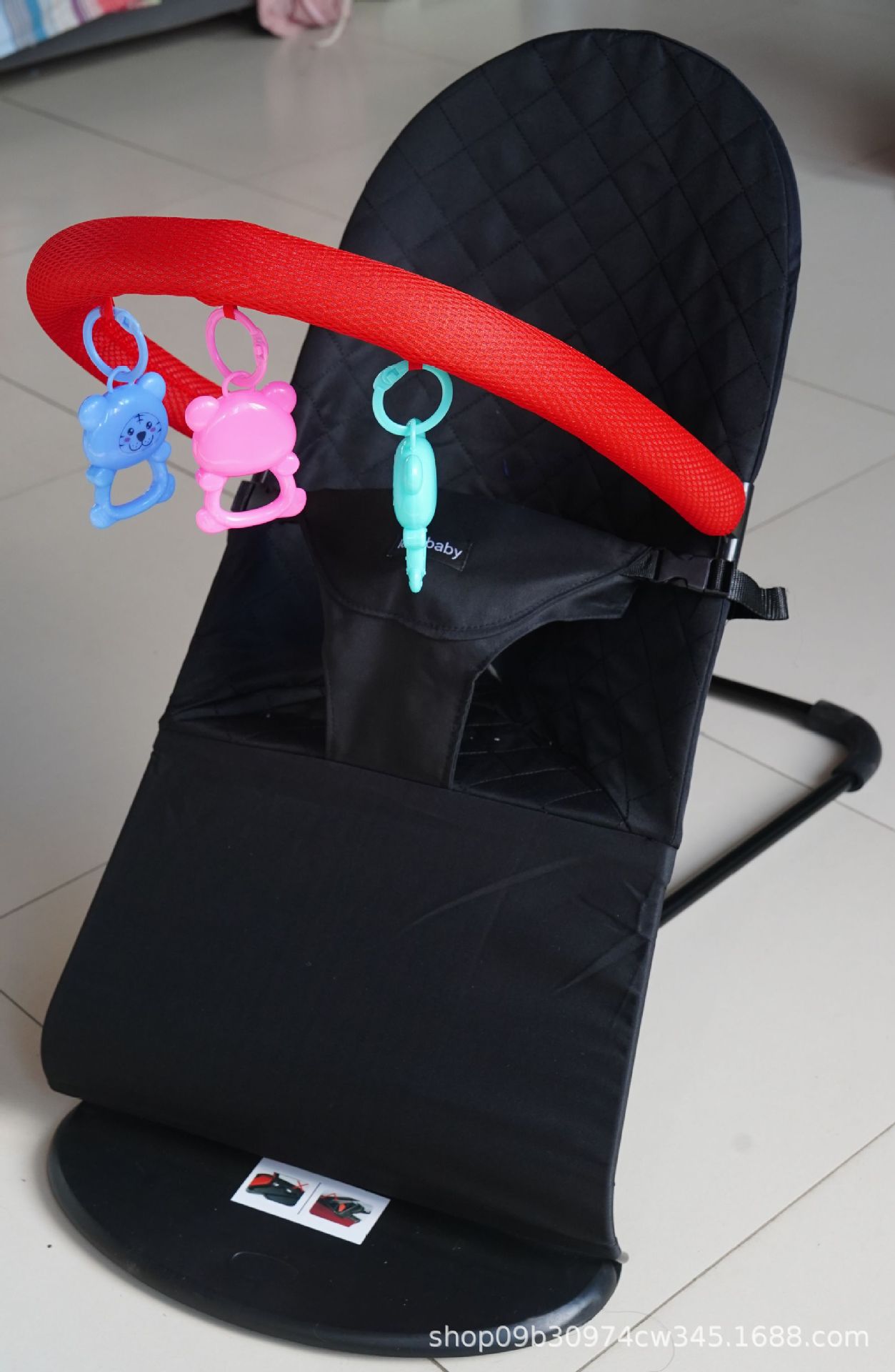 Silla de mecedor para bebés, silla de descanso para bebés, silla de descanso plegable, silla de mecedor ajustable image 73