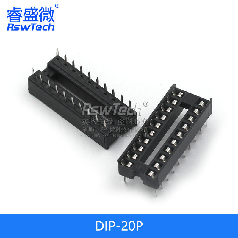 Icソケット集積ブロック直挿しディップマイクロチップ丸穴ベースサブ8p 14 16 20 28 40p足|undefined