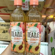 【批发】韩国进口熊津水蜜桃乌龙茶饮料500ml夏天必备解渴饮料