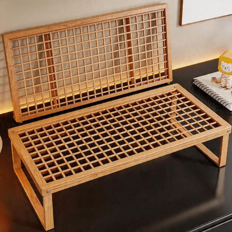 Computer Storage Rack, Desktop Computer Elevated Stand, Home Laptop Computer Elevated Stand, Foldable Cooling Rack