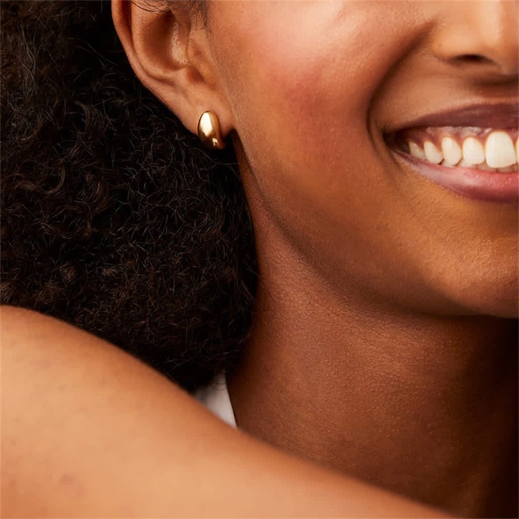 Fashion Geometric Stainless Steel Plating Ear Studs 1 Pair