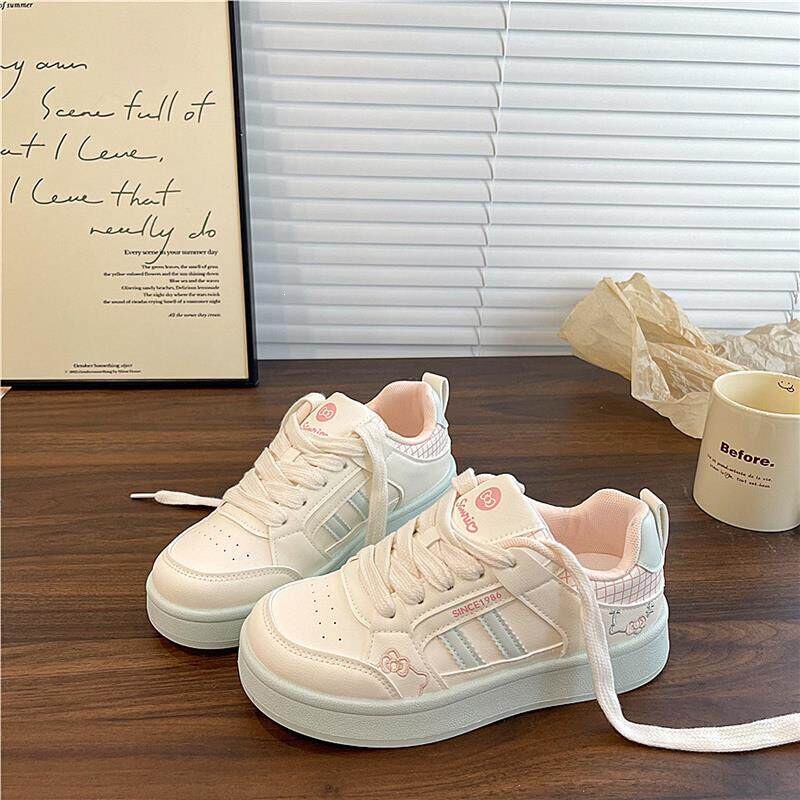 Hot-Selling Trendy European Style Cute White Sneakers for Women, 2026 Summer New Versatile Casual Sneakers Hot-Selling Trendy European Style Cute White Sneakers for Women, 2026 Summer New Versatile Casual Sneakers