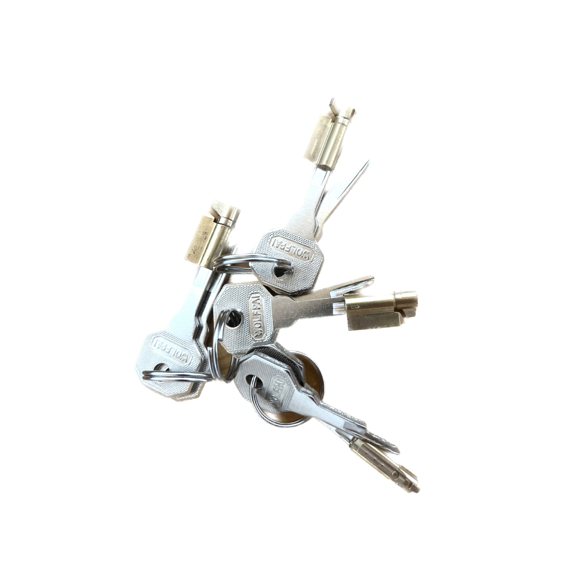 Manufacturer Wholesale Car Power Switch Lock Core, Special-Shaped Lock with Universal Opening, Single-Opening Copper Lock Core