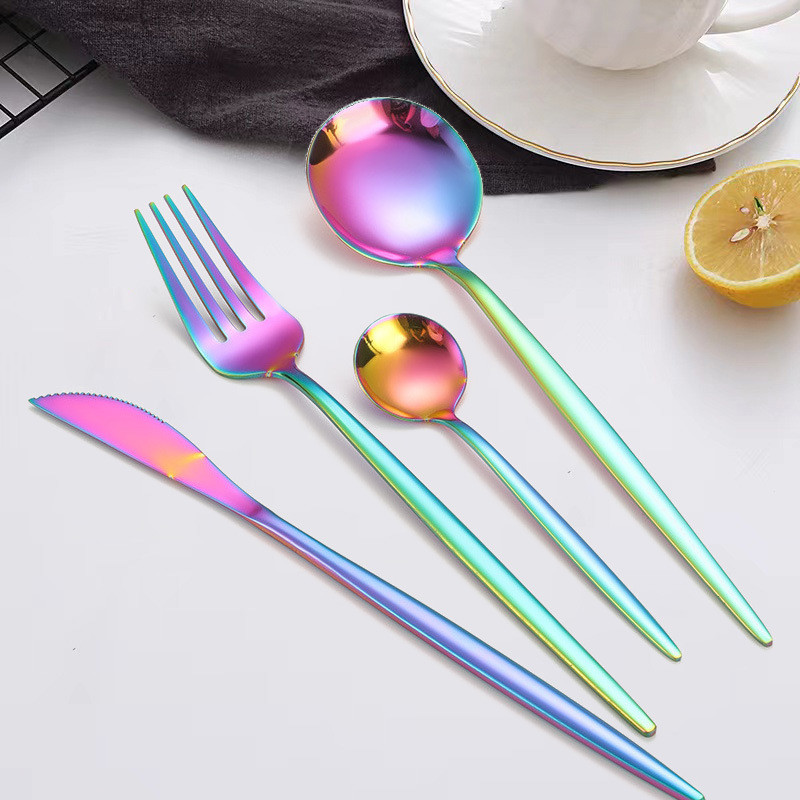 Set di posate nordiche in acciaio inox 4 pezzi coltello cucchiaio_voghion.com