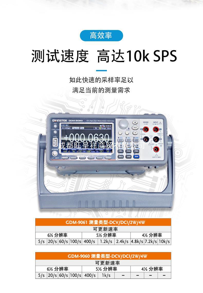 固纬GDM-9060/GDM-9061台式高精度万用表，6?位双测量电,需询价