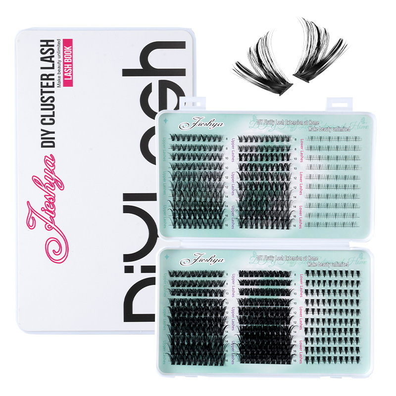 libro de pestañas transfronterizas didiy lash xtensions cluster lashes eyelashes set de pestañas falsas americanas