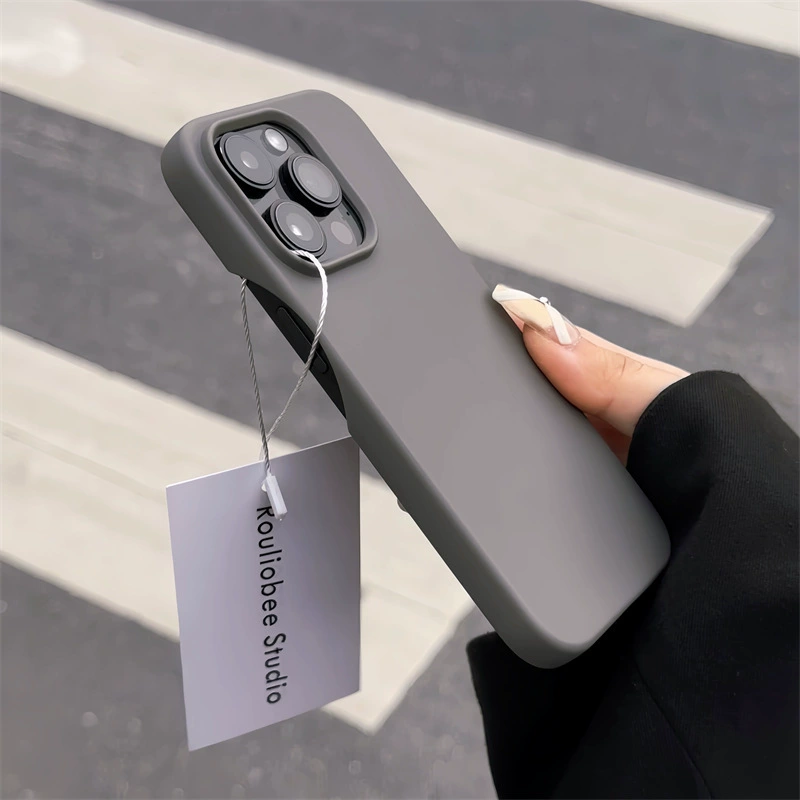 Смартфон-кейс совместимый с Apple, матовый iPhone 16, силиконовый защитный чехол, iphone, 17promax