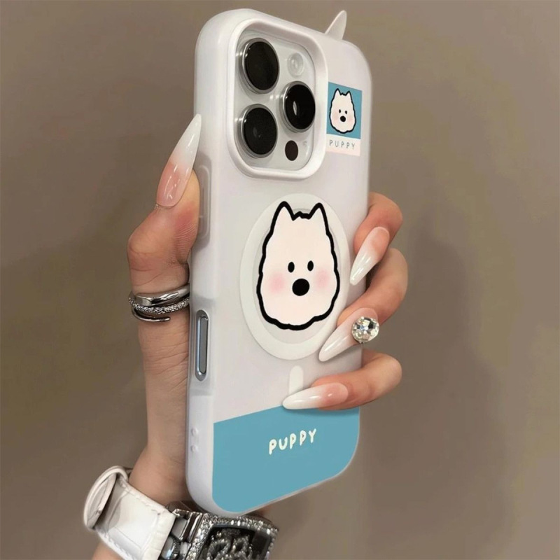 ゼリー磁気ツーインワン携帯電話ケース立体面白い Apple 携帯電話ケースソフトシリコン Apple 保護ケース磁気吸引|undefined