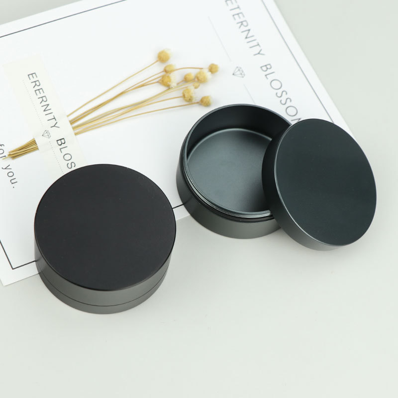 Aleación de aluminio caja de almacenamiento portátil de viaje pequeña píldora caja de moda impermeable a prueba de humedad sellado tarro de té