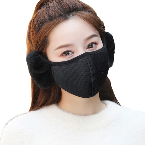 3D all-in-one warm wholesale ear protection for girls autumn and winter thickened breathable windproof and cold-proof cycling earmuffs