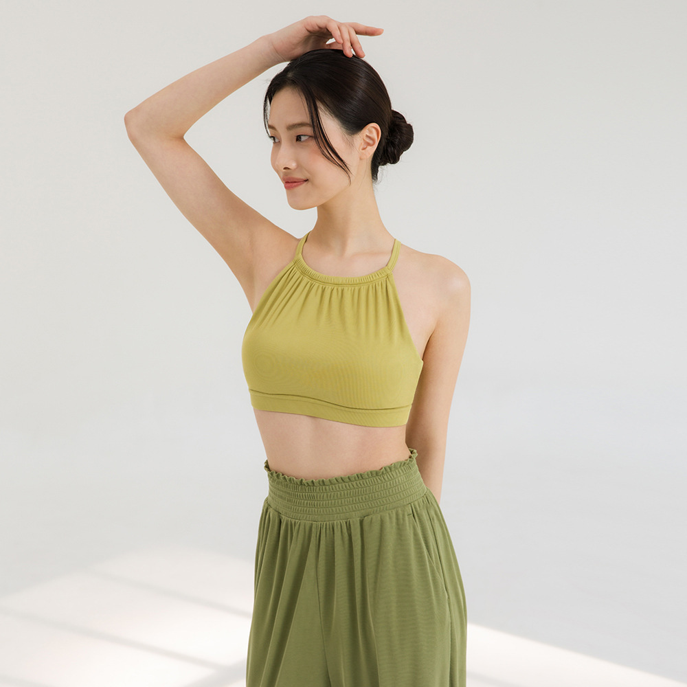 Sports Bra for Women Ins Style Sexy Beautiful Back with Chest Pad Fitness Clothes Quick-Drying High Elastic Bra Yoga Clothes