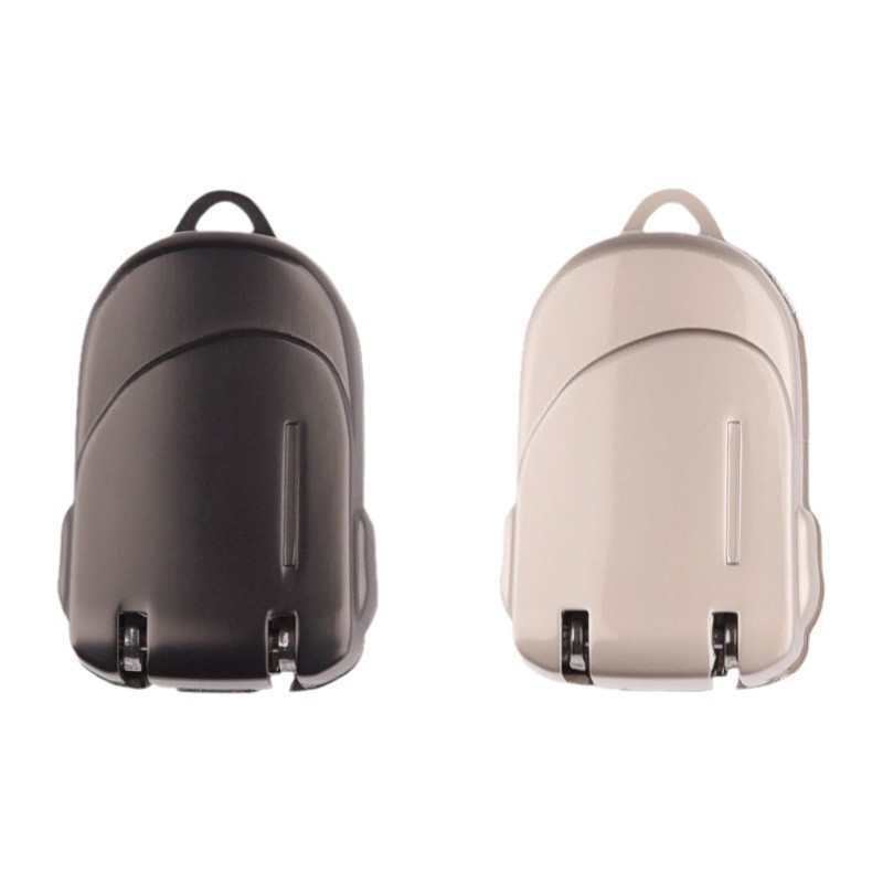 Cartera con pinzas de uñas de acero inoxidable plegables, mochila portátil con llavero, mini colgante de uñas, cortadora de uñas