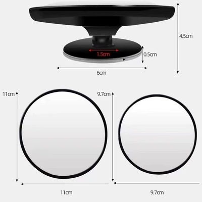 Special blind spot convex mirror: Large field of view rear view auxiliary mirror