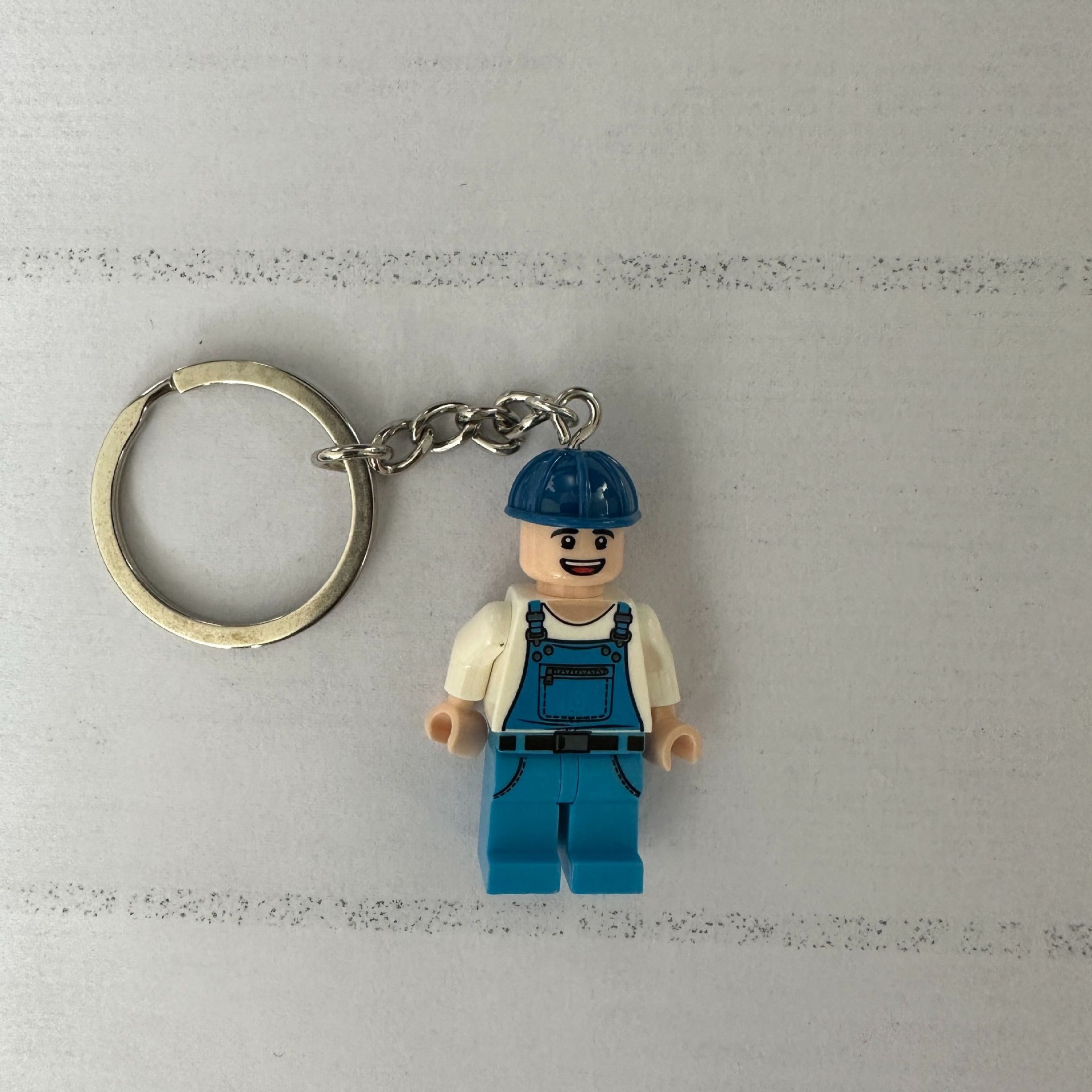 Toy Story Batman Llavero de bloques de construcción Buzz Lightyear Marvel Spider-Man Batman Pato Donald Mickey