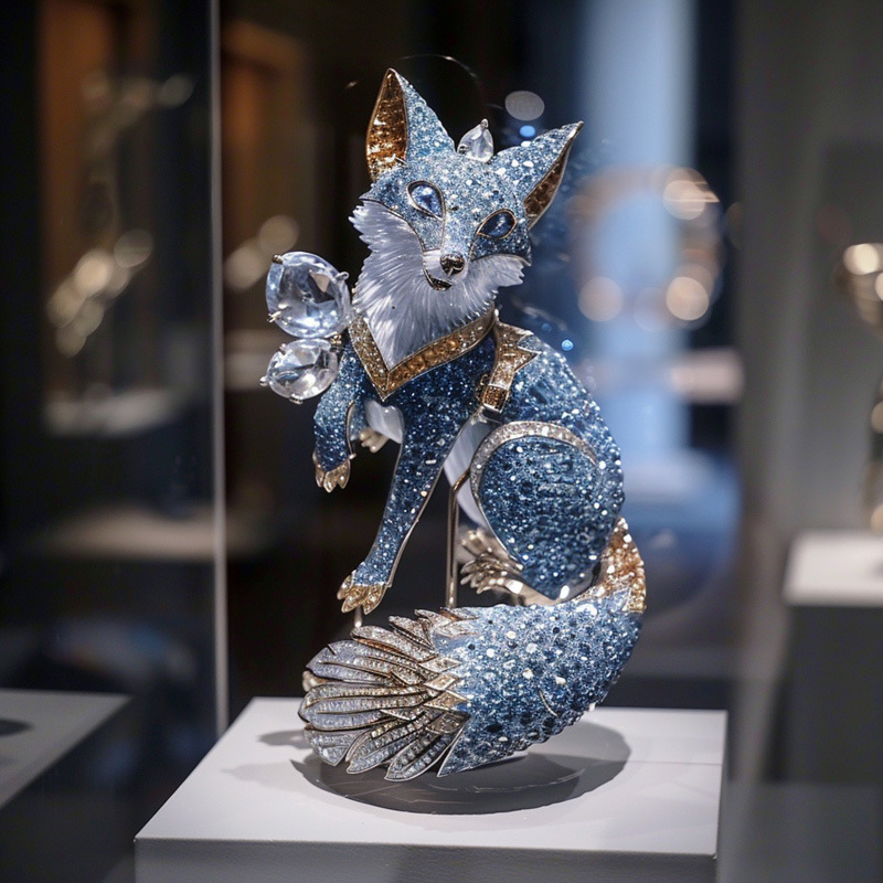 Spilla pendente a farfalla blu di alta qualità, personalizzazione di alta qualità, gioielleria a duplice scopo._voghion.com