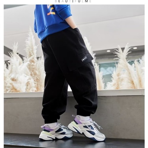 Children's Autumn-Winter Pants, Spring-Autumn Style, New Children's Work Pants, Big Kids' Autumn Pants, Boys' Casual Pants
