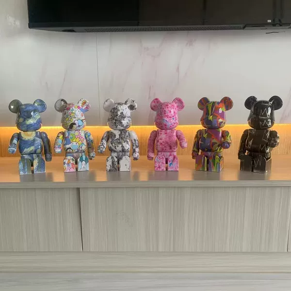Notes for ordering 3 designated Brick Bears - movable head, waist, hands and feet [high-grade environmentally friendly plastic]