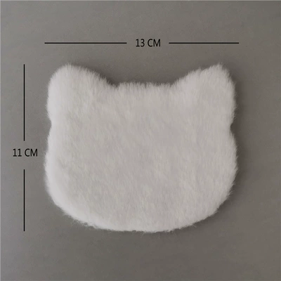 Wool pad | Mat for Winter - standard-white-kitten-1113cm