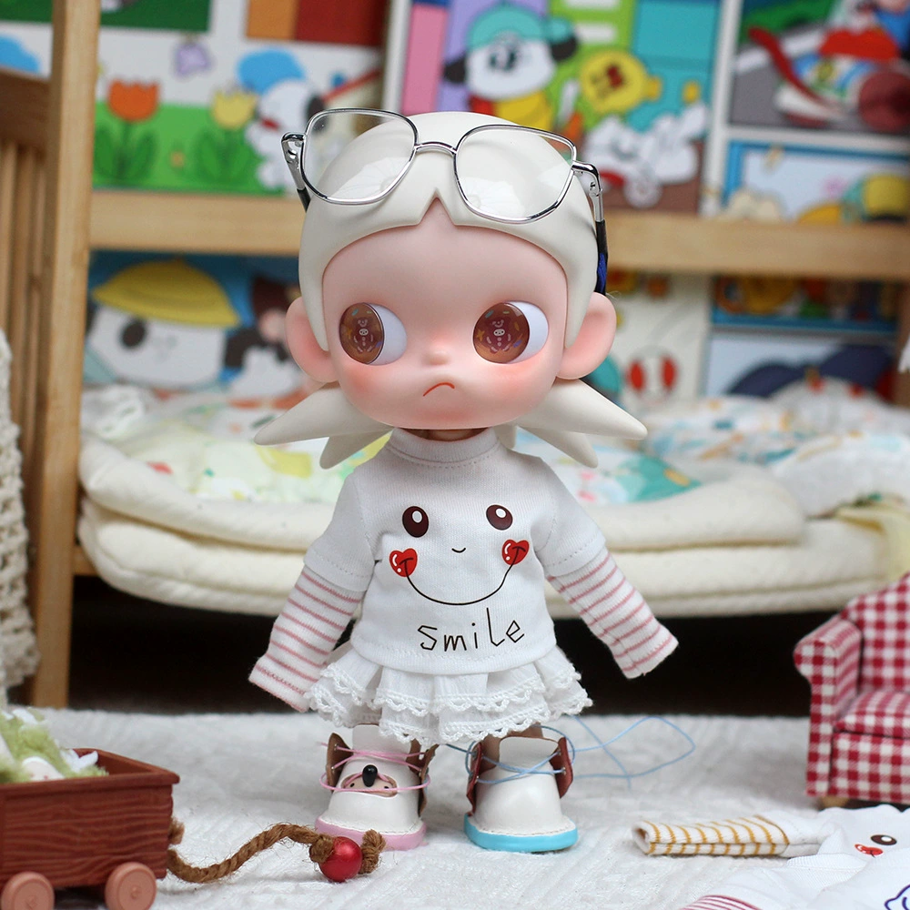 Весенний длинный рукав, подвижная минифигурка, детская одежда, масштаб 1:8