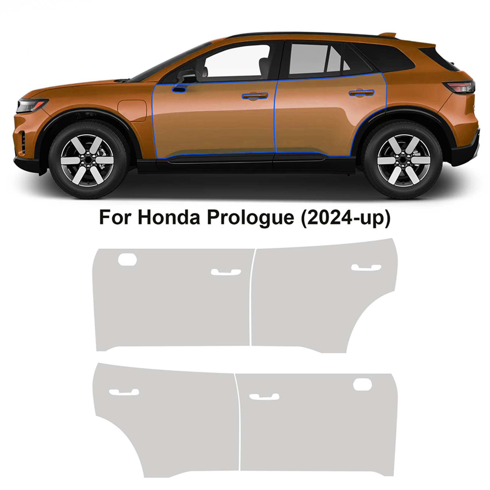 Cross-Border Exclusive Supply for Honda Prologue 24-25 Special Car Custom-Cut Tpu Self-Healing Car Paint Protection Film