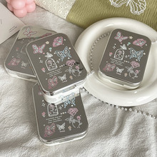 凯达ins两付装隐形眼镜盒子便携伴侣护理美瞳盒多付装收纳jk6126