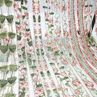 Lace Ruffle Accessories Embroidered Heavy Embroidery Hanfu Sleeve Neckline Organza Curtain Trim DIY