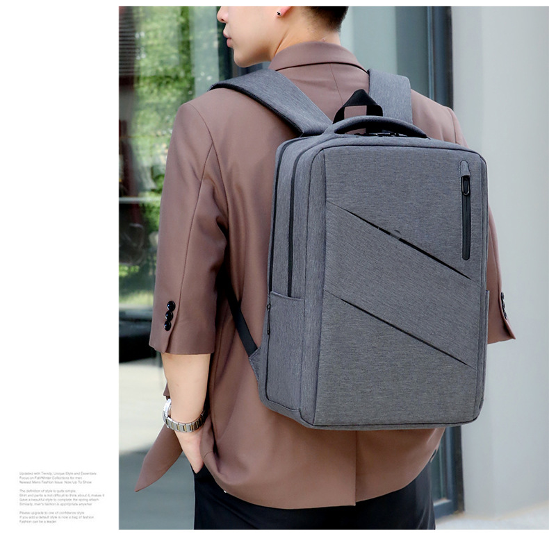 USB Oxford Cloth backpack for men, multi-functional large-capacity business commuting backpack, laptop bag undefined