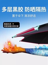 钓鱼伞大钓伞地插加厚折叠大伞2023黑胶万向防晒防暴雨垂钓遮阳伞